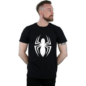 Spider-Man Mens Ultimate Logo Cotton T-Shirt / Black